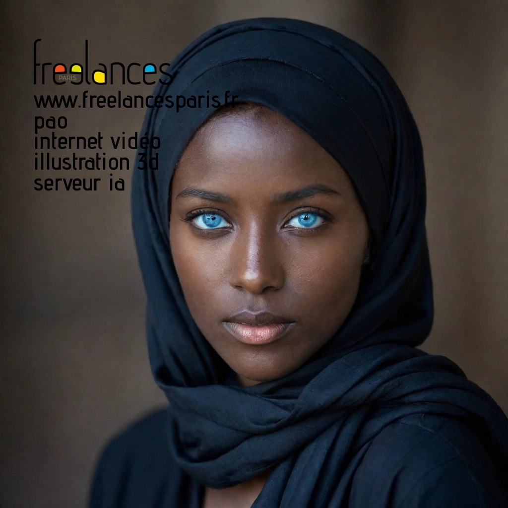 Pao mise en page internet vidéo illustration 3d serveur IA générative AI freelance paris studio de création magazines 734mtxd0